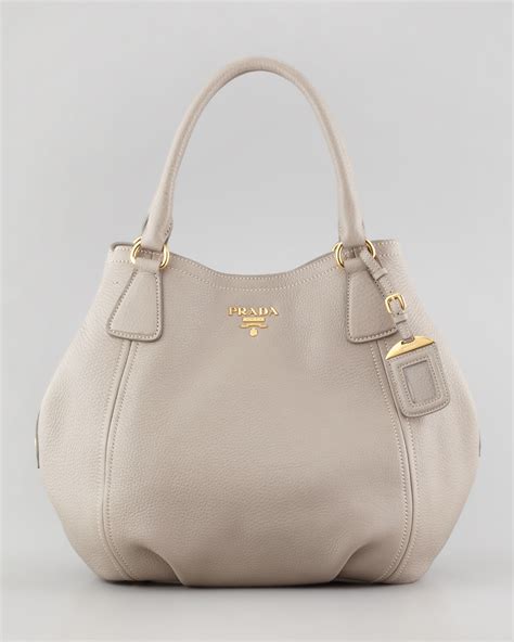 prada grey|Prada grey tote bag.